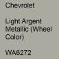 Preview: Chevrolet, Light Argent Metallic (Wheel Color), WA6272.